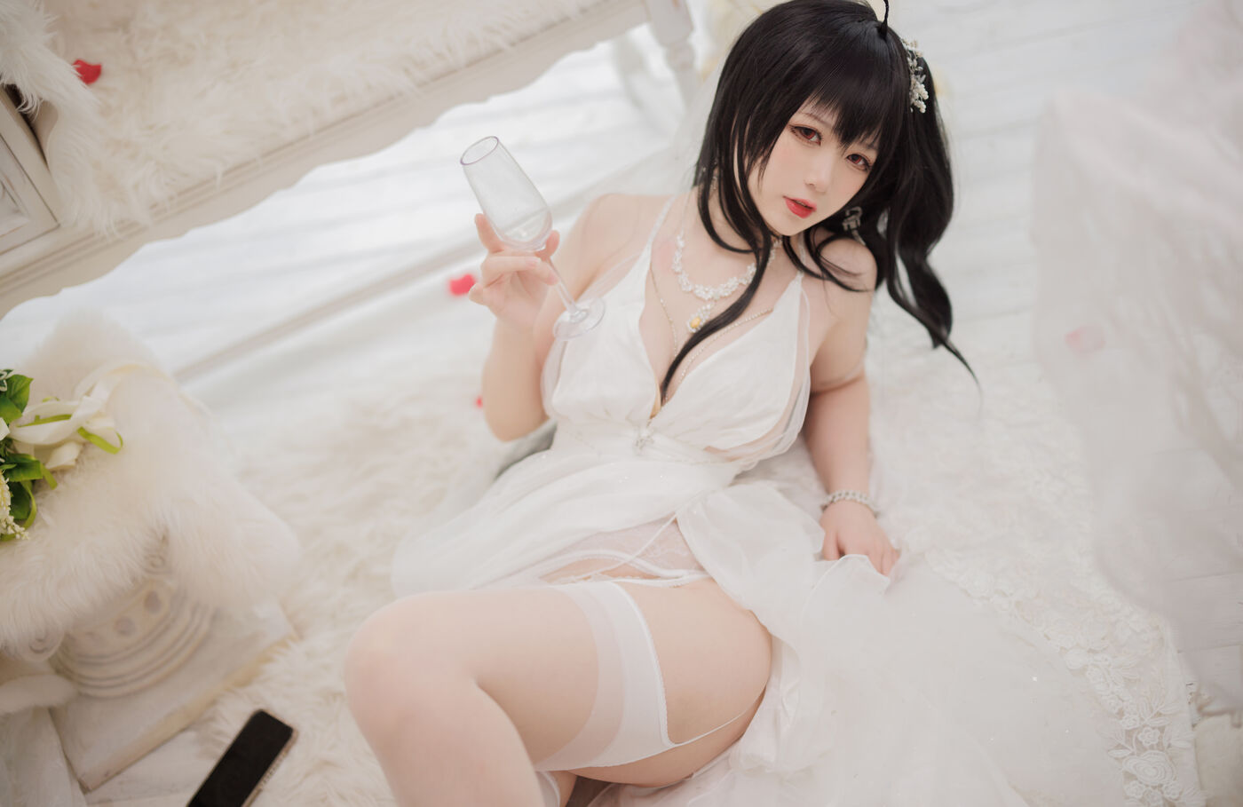 樱落酱 NO.023 大凤花嫁 [26P]插图3